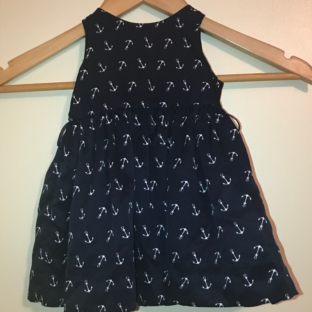 RALPH LAUREN Nautical Anchor Dress Set • 6 Months